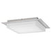 Alteck - AFM0015-3CCT-W-BSS - LED Flush Mount - Foursquare - Brushed Stainless Steel