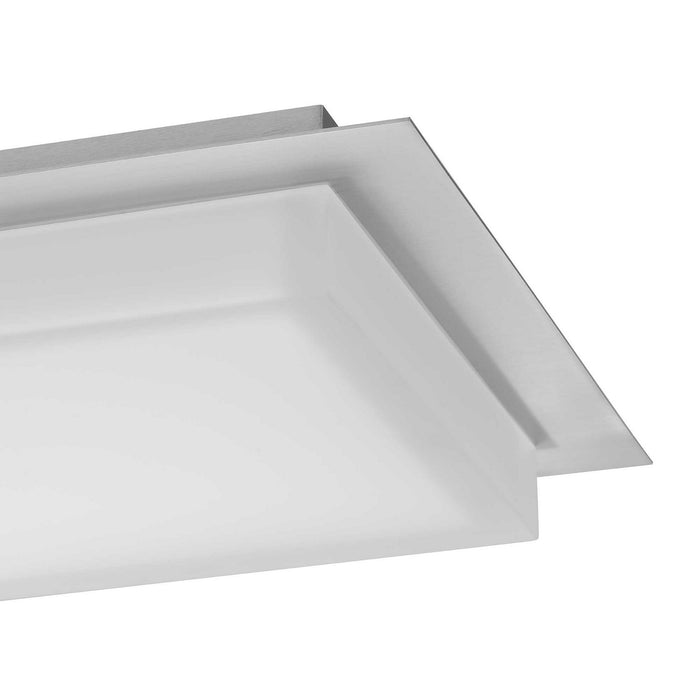 Alteck - AFM0015-3CCT-W-BSS - LED Flush Mount - Foursquare - Brushed Stainless Steel