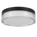 Alteck - AFM0017-3CCT-W-BK - LED Flush Mount - Sunspot - Sand Black