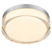 Alteck - AFM0017-3CCT-W-BSS - LED Flush Mount - Sunspot - Brushed Stainless Steel