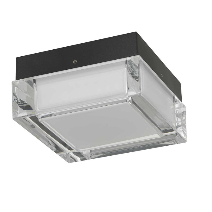 Alteck - AFM0019-3CCT-W-BK - LED Flush Mount - Box - Sand Black
