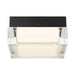 Alteck - AFM0019-3CCT-W-BK - LED Flush Mount - Box - Sand Black