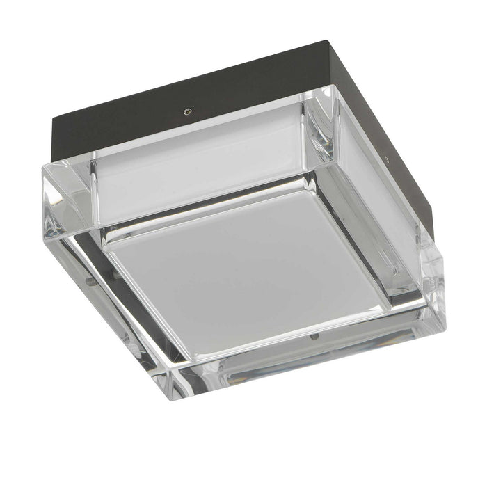 Alteck - AFM0019-3CCT-W-BK - LED Flush Mount - Box - Sand Black