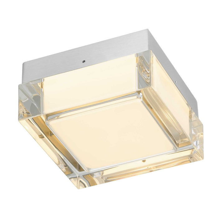 Alteck - AFM0019-3CCT-W-BSS - LED Flush Mount - Box - Brushed Stainless Steel
