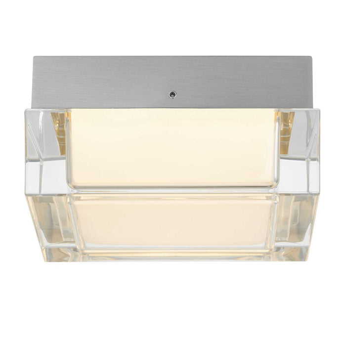 Alteck - AFM0019-3CCT-W-BSS - LED Flush Mount - Box - Brushed Stainless Steel