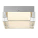 Alteck - AFM0019-3CCT-W-BSS - LED Flush Mount - Box - Brushed Stainless Steel