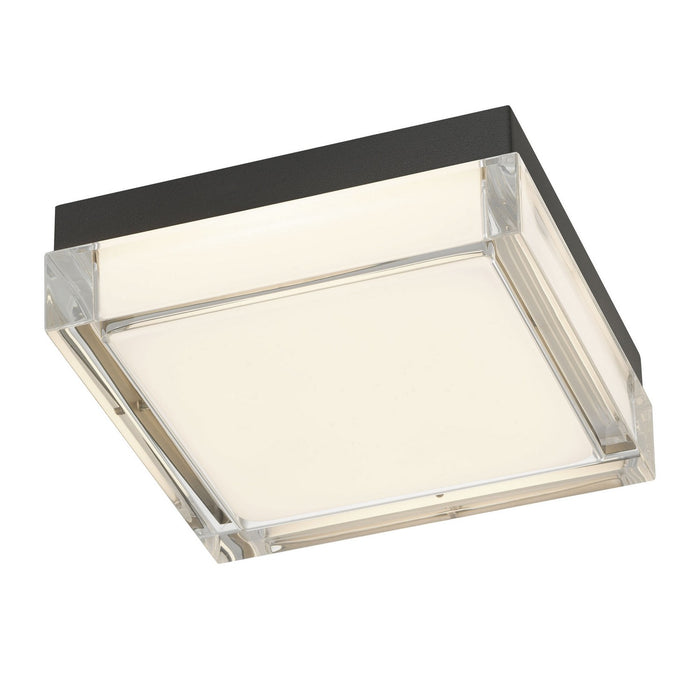Alteck - AFM0020-3CCT-W-BK - LED Flush Mount - Box - Sand Black