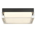 Alteck - AFM0020-3CCT-W-BK - LED Flush Mount - Box - Sand Black