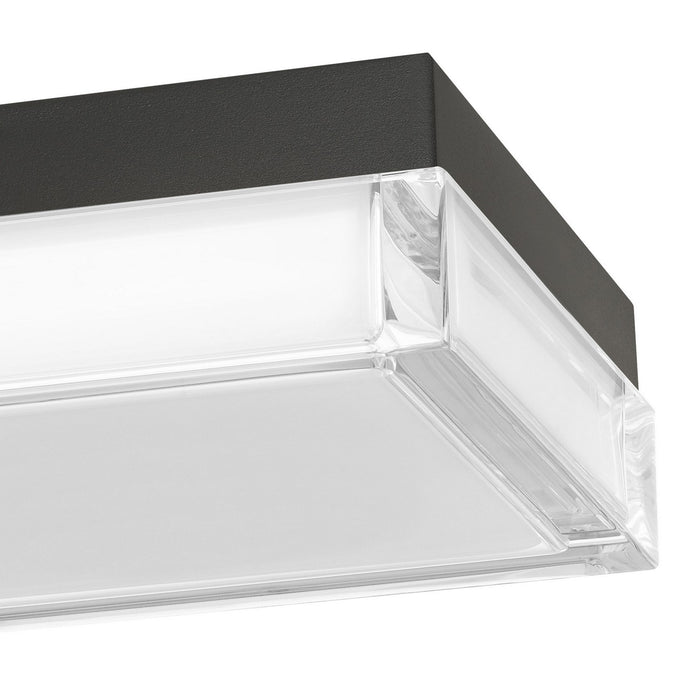 Alteck - AFM0020-3CCT-W-BK - LED Flush Mount - Box - Sand Black