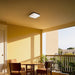 Alteck - AFM0020-3CCT-W-BK - LED Flush Mount - Box - Sand Black
