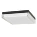 Alteck - AFM0021-3CCT-W-BK - LED Flush Mount - Box - Sand Black