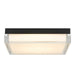 Alteck - AFM0021-3CCT-W-BK - LED Flush Mount - Box - Sand Black