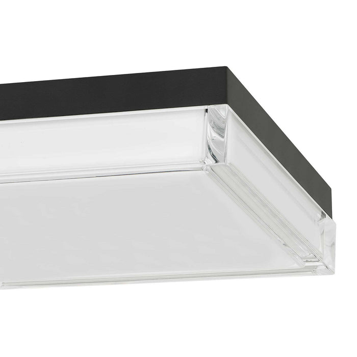 Alteck - AFM0021-3CCT-W-BK - LED Flush Mount - Box - Sand Black