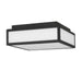 Alteck - AFM0024-3CCT-W-BK - LED Flush Mount - Panel Square - Sand Black