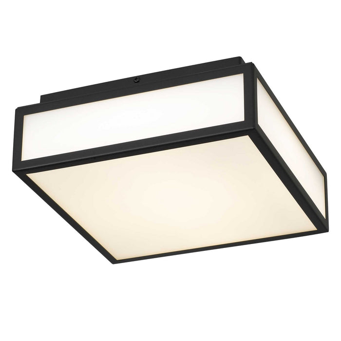 Alteck - AFM0024-3CCT-W-BK - LED Flush Mount - Panel Square - Sand Black