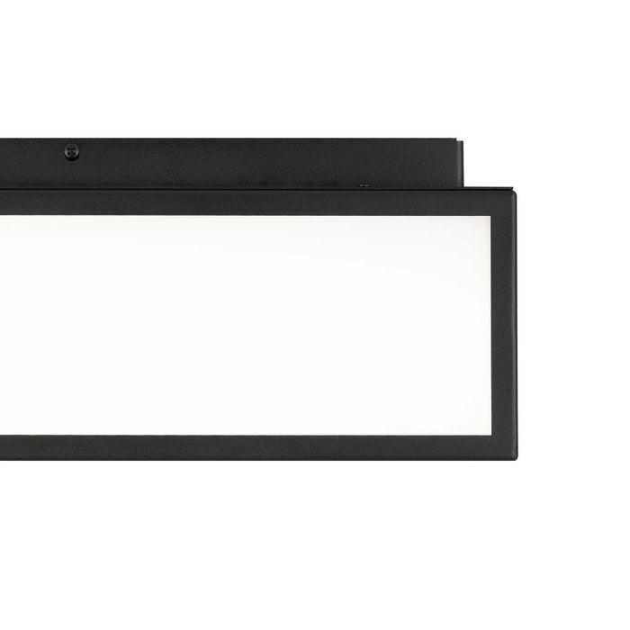 Alteck - AFM0025-3CCT-W-BK - LED Flush Mount - Panel Square - Sand Black