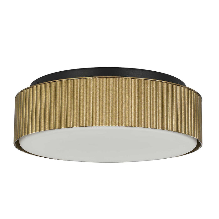 Alteck - AFM0064-5CCT-W-BK/PB - LED Flush Mount - CHANNEL - Sand Black