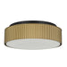 Alteck - AFM0064-5CCT-W-BK/PB - LED Flush Mount - CHANNEL - Sand Black