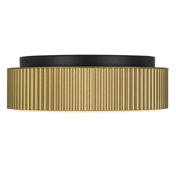 Alteck - AFM0064-5CCT-W-BK/PB - LED Flush Mount - CHANNEL - Sand Black