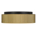 Alteck - AFM0064-5CCT-W-BK/PB - LED Flush Mount - CHANNEL - Sand Black