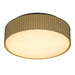 Alteck - AFM0064-5CCT-W-BK/PB - LED Flush Mount - CHANNEL - Sand Black