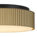 Alteck - AFM0064-5CCT-W-BK/PB - LED Flush Mount - CHANNEL - Sand Black