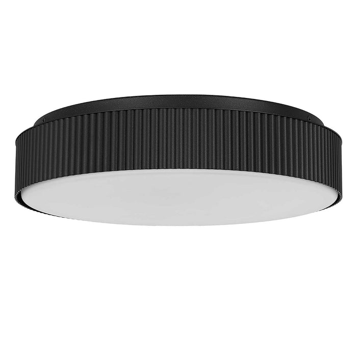 Alteck - AFM0065-5CCT-W-BK - LED Flush Mount - CHANNEL - Sand Black