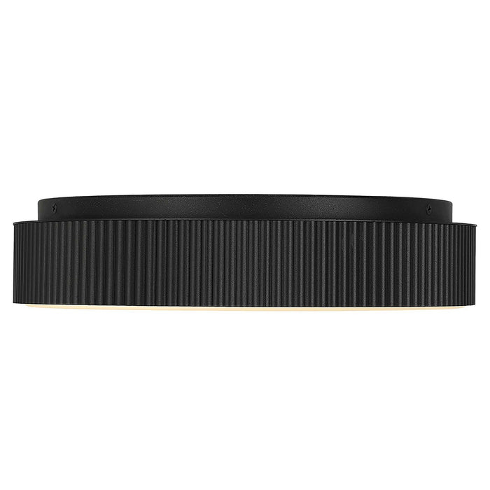 Alteck - AFM0065-5CCT-W-BK - LED Flush Mount - CHANNEL - Sand Black