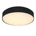 Alteck - AFM0065-5CCT-W-BK - LED Flush Mount - CHANNEL - Sand Black