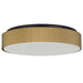 Alteck - AFM0065-5CCT-W-BK/PB - LED Flush Mount - CHANNEL - Sand Black