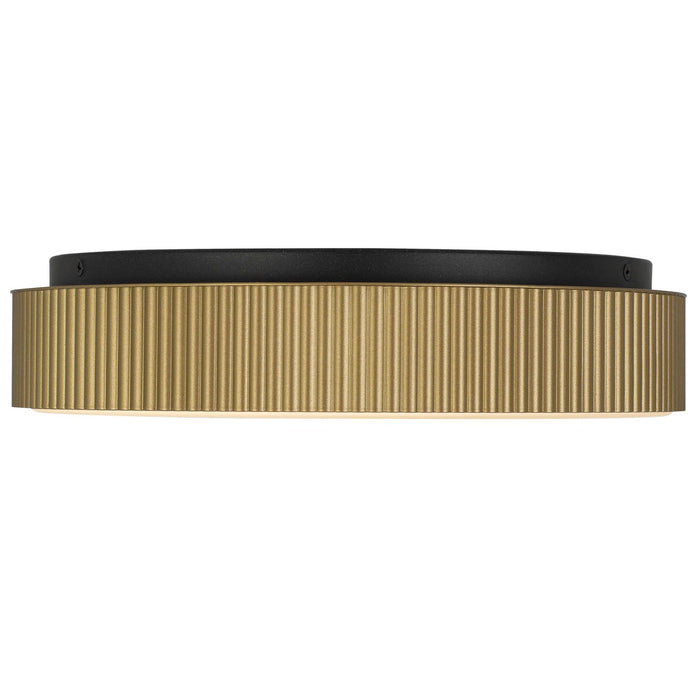 Alteck - AFM0065-5CCT-W-BK/PB - LED Flush Mount - CHANNEL - Sand Black