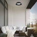Alteck - AFM0066-5CCT-W-BK - LED Flush Mount - Pez - Sand Black