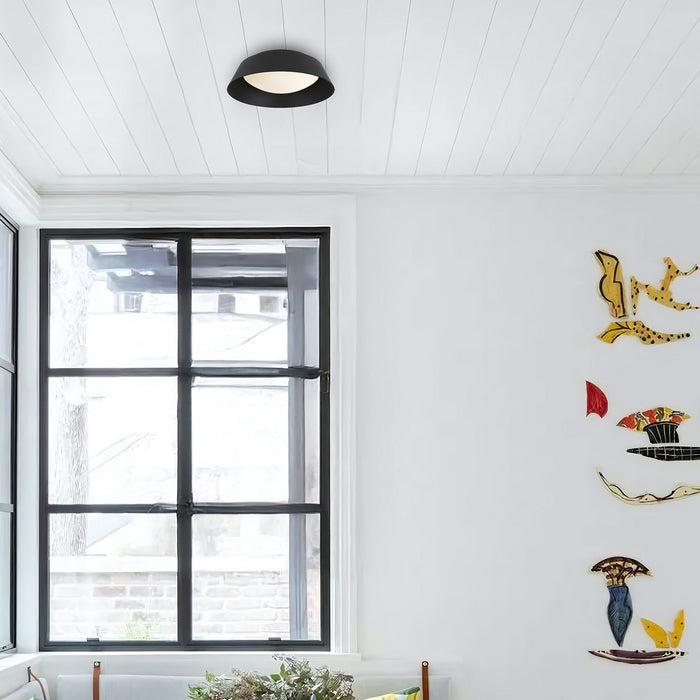 Alteck - AFM0066-5CCT-W-BK - LED Flush Mount - Pez - Sand Black
