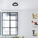 Alteck - AFM0066-5CCT-W-BK - LED Flush Mount - Pez - Sand Black