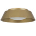 Alteck - AFM0066-5CCT-W-PB - LED Flush Mount - Pez - Painted Brass