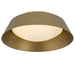 Alteck - AFM0066-5CCT-W-PB - LED Flush Mount - Pez - Painted Brass