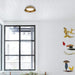 Alteck - AFM0066-5CCT-W-PB - LED Flush Mount - Pez - Painted Brass