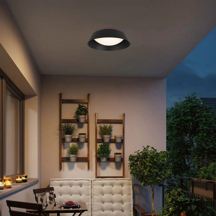 Alteck - AFM0067-5CCT-W-BK - LED Flush Mount - Pez - Sand Black