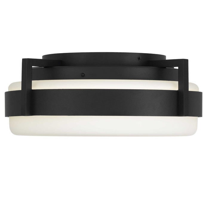 Alteck - AFM0085-5CCT-W-BK - LED Flush Mount - Ted - Sand Black
