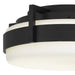 Alteck - AFM0085-5CCT-W-BK - LED Flush Mount - Ted - Sand Black