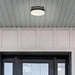 Alteck - AFM0085-5CCT-W-BK - LED Flush Mount - Ted - Sand Black