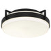 Alteck - AFM0086-5CCT-W-BK - LED Flush Mount - Ted - Sand black