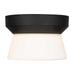 Alteck - AFM0147-3CCT-W-BK - LED Flush Mount - Skirt - Sand Black