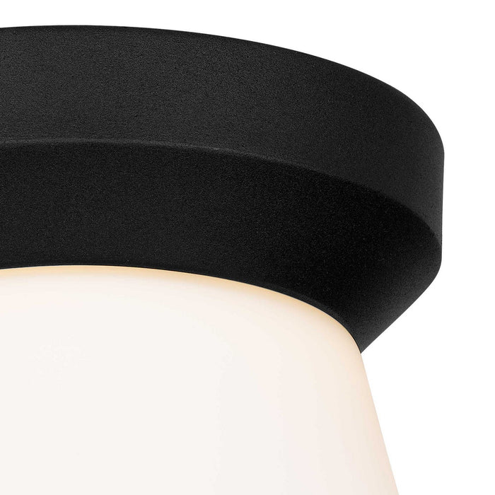 Alteck - AFM0147-3CCT-W-BK - LED Flush Mount - Skirt - Sand Black