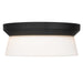 Alteck - AFM0148-3CCT-W-BK - LED Flush Mount - Skirt - Sand Black