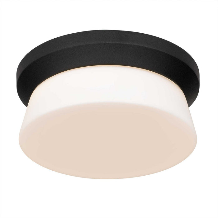Alteck - AFM0148-3CCT-W-BK - LED Flush Mount - Skirt - Sand Black