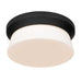 Alteck - AFM0148-3CCT-W-BK - LED Flush Mount - Skirt - Sand Black
