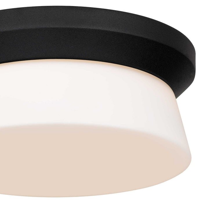 Alteck - AFM0148-3CCT-W-BK - LED Flush Mount - Skirt - Sand Black