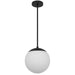 Alteck - AP0072-5CCT-W-BK - LED Pendant - Rondure - Sand Black