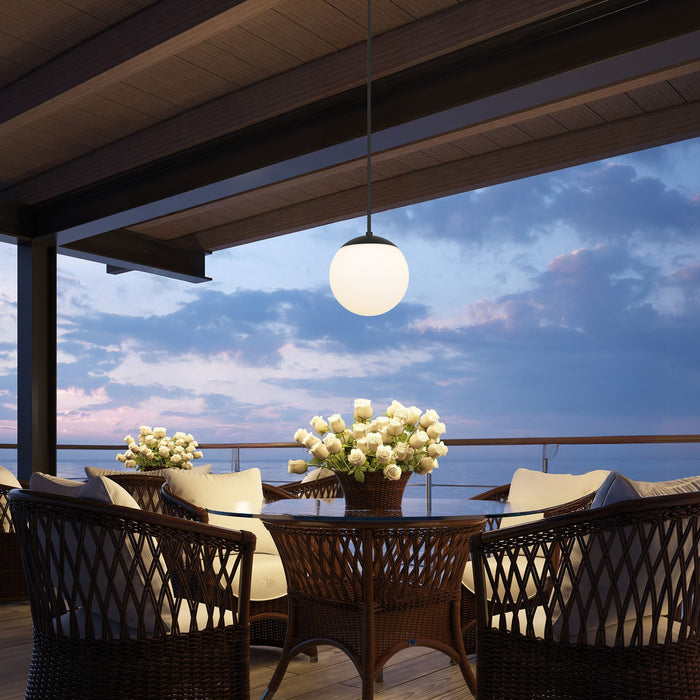 Alteck - AP0072-5CCT-W-BK - LED Pendant - Rondure - Sand Black